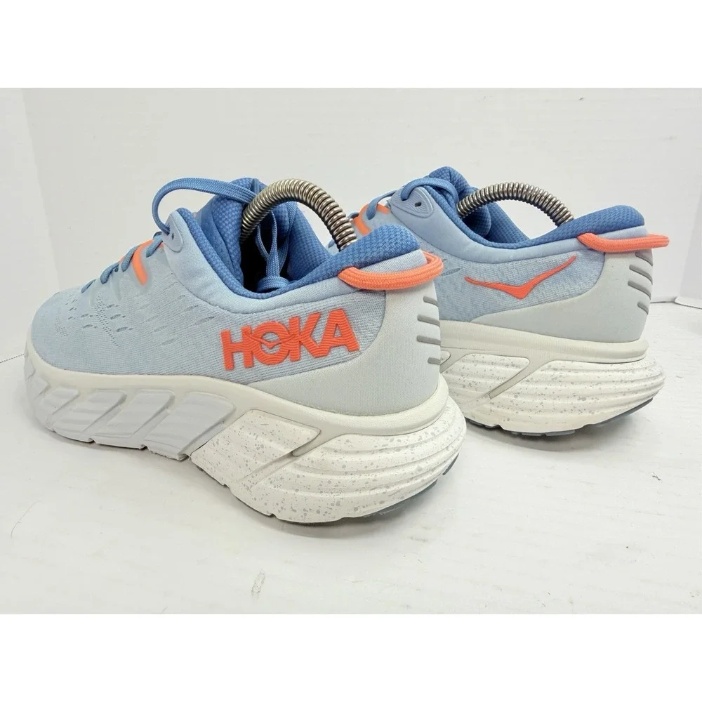 HOKA Gaviota 4 Women's 9B Blue Fog Plein Air Running Shoes 1123199 BFPA